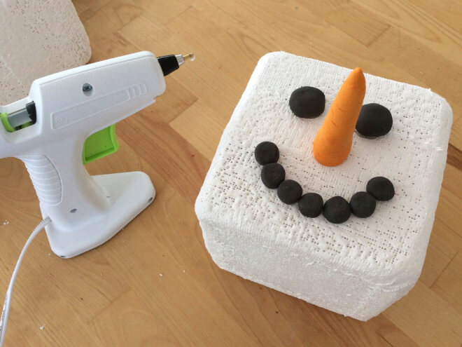 Craft Project: Blocky the Snowman